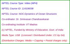 NOC:Dynamics of Ocean Structures (USB)