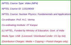 Nuclear Physics: Fundamentals and Applications (USB)