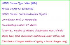 Condensed Matter Physics (USB)