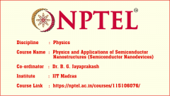 Physics and Applications of Semiconductor Nanostructures
