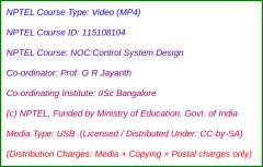 NOC:Control System Design (USB)