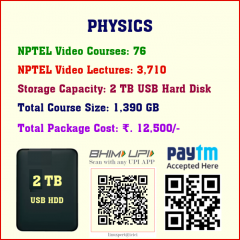 Physics (76 Video Courses in 2 TB USB HDD)