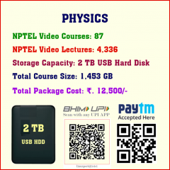 Physics (87 Video Courses in 2 TB USB HDD)
