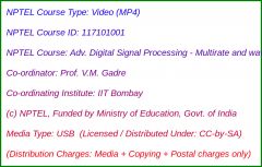 Adv. Digital Signal Processing - Multirate and wavelets (USB)