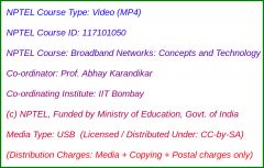 Broadband Networks: Concepts and Technology (USB)