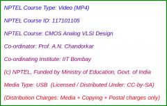 CMOS Analog VLSI Design (USB)