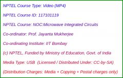 NOC:Microwave Integrated Circuits (USB)