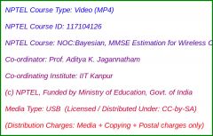 NOC:Bayesian / MMSE Estimation for Wireless Communications (USB)