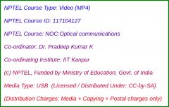 NOC:Optical Communications (USB)