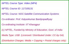 NOC:Satellite Communication Systems (USB)