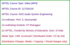 NOC:Audio System Engineering (USB)