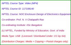 NOC:Enclosure Design of Electronics Equipment (USB)