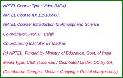 Introduction to Atmospheric Science (USB)