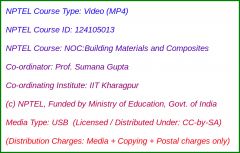 NOC:Building Materials and Composites  (USB)