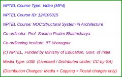 NOC:Structural System in Architecture (USB)