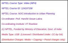 NOC:Introduction to Urban Planning