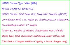 NOC:Basic Crop Production Practices (BCPP) (USB)