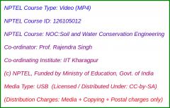 NOC:Soil and Water Conservation Engineering (USB)