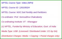 NOC:Soil Fertility and Fertilizers