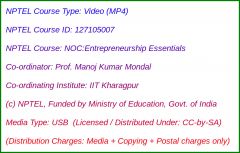 NOC:Entrepreneurship Essentials (USB)
