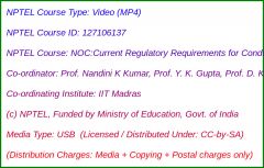 NOC:Current Regulatory Requirements for Conducting Clinical Trials in India for Investigational New Drugs (Version 2.0) (USB)