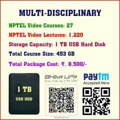 Multi-Disciplinary (27 Video Courses in 1 TB USB HDD)