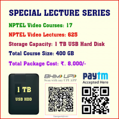 Special Lecture Series (17 Video Courses in 1 TB USB HDD)