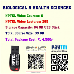 Biological and Health Sciences (265 Video Lectures in 64 GB USB Stick)