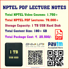 NPTEL PDF Lecture Notes (78,000+ PDF Lectures)